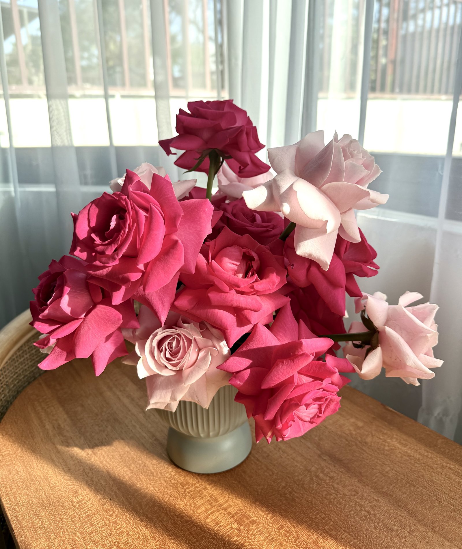 Cherry on Top arrangement — 18 roses